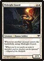 Magic the Gathering Card - Midnight Guard - MTG Circle