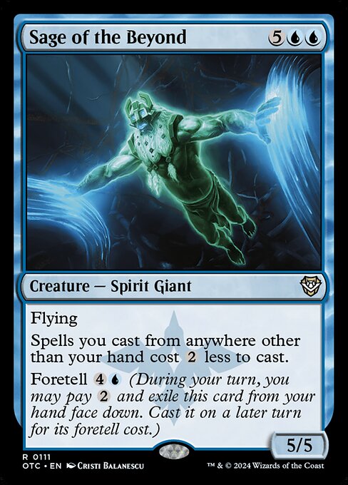 Magic the Gathering Card - Sage of the Beyond - MTG Circle