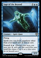 Magic the Gathering Card - Sage of the Beyond - MTG Circle