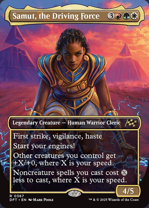 Magic the Gathering Card - Samut, the Driving Force - MTG Circle