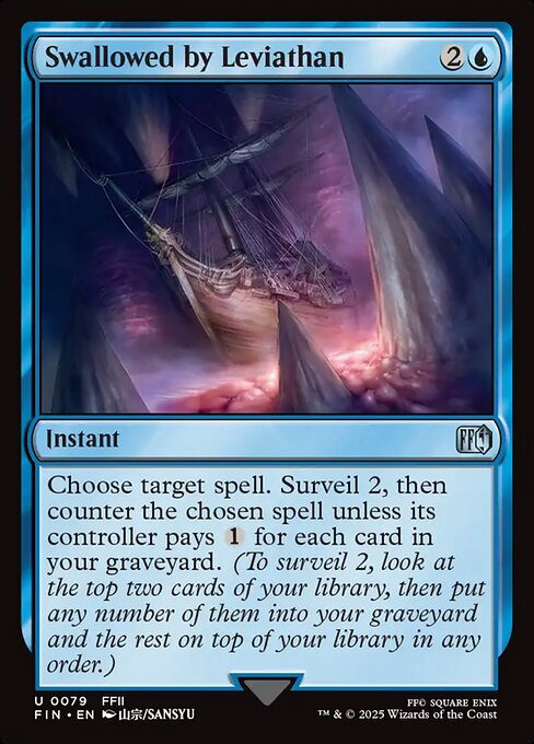 Magic the Gathering Card - Swallowed by Leviathan - MTG Circle