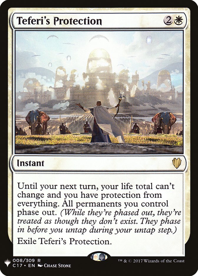Magic the Gathering Card - Teferi's Protection - MTG Circle