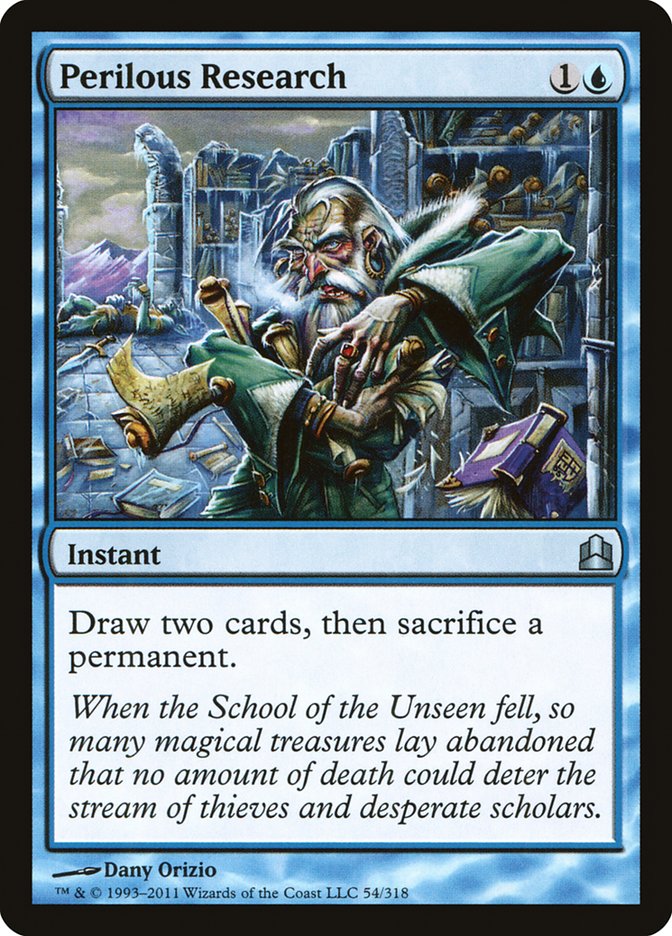Magic the Gathering Card - Perilous Research - MTG Circle
