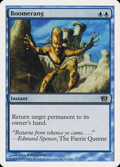 Magic the Gathering Card - Boomerang - MTG Circle