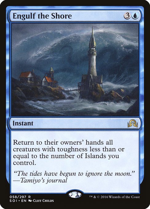 Magic the Gathering Card - Engulf the Shore - MTG Circle
