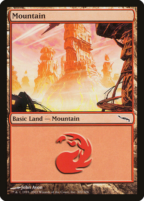 Magic the Gathering Card - Mountain - MTG Circle