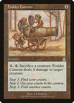 Magic the Gathering Card - Fodder Cannon - MTG Circle