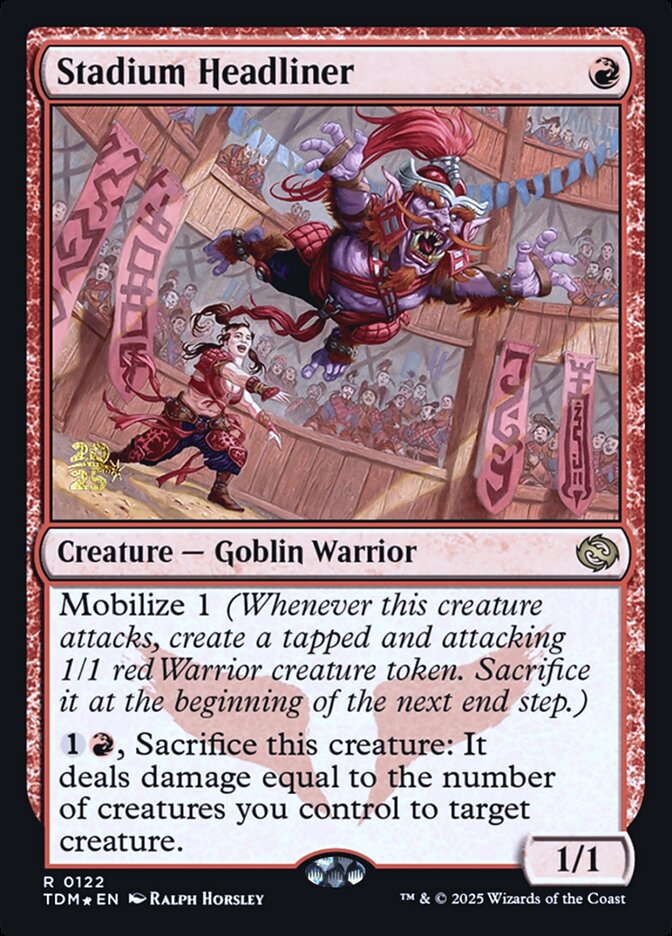 Magic the Gathering Card - Stadium Headliner - MTG Circle