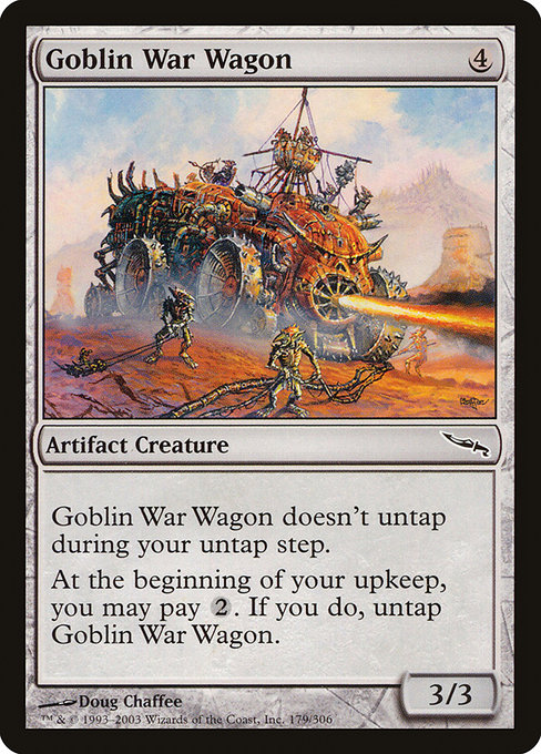 Magic the Gathering Card - Goblin War Wagon - MTG Circle