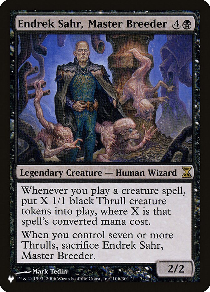 Magic the Gathering Card - Endrek Sahr, Master Breeder - MTG Circle