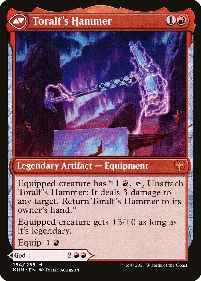 Magic the Gathering Card - Toralf's Hammer - MTG Circle