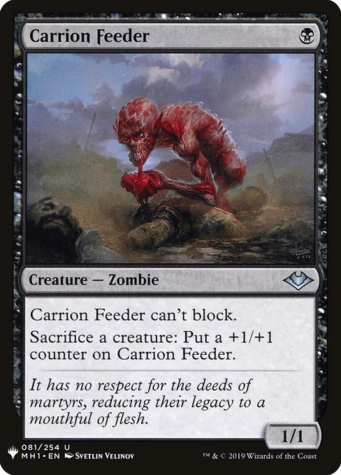 Magic the Gathering Card - Carrion Feeder - MTG Circle