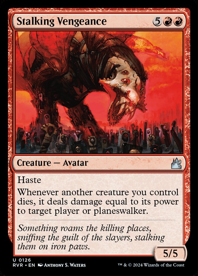 Magic the Gathering Card - Stalking Vengeance - MTG Circle