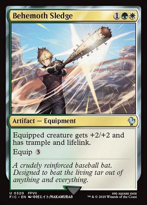 Magic the Gathering Card - Behemoth Sledge - MTG Circle