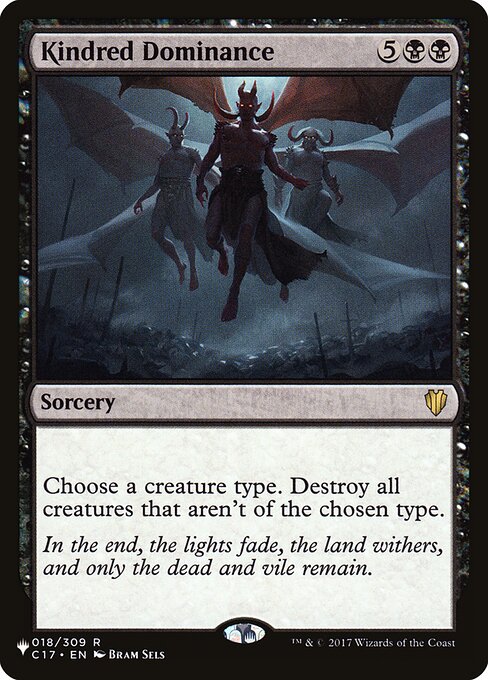 Magic the Gathering Card - Kindred Dominance - MTG Circle