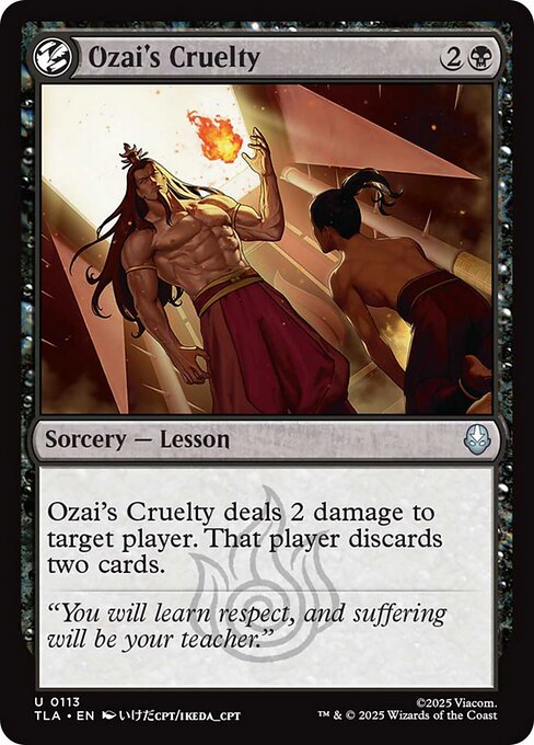 Magic the Gathering Card - Ozai's Cruelty - MTG Circle