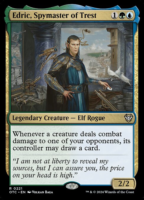 Magic the Gathering Card - Edric, Spymaster of Trest - MTG Circle
