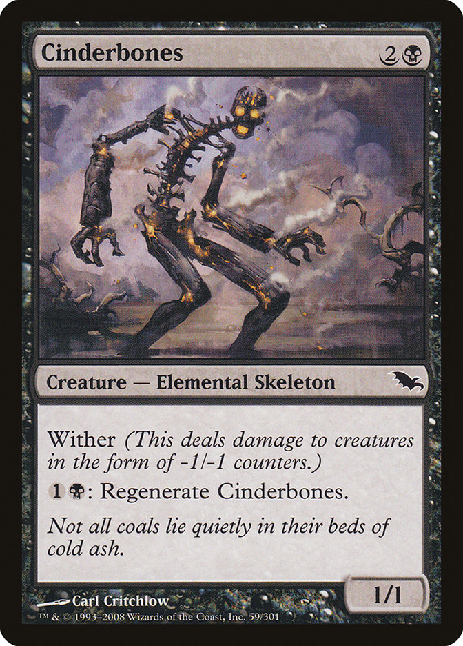 Magic the Gathering Card - Cinderbones - MTG Circle