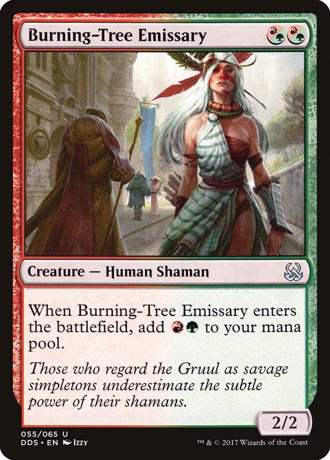 Magic the Gathering Card - Burning-Tree Emissary - MTG Circle