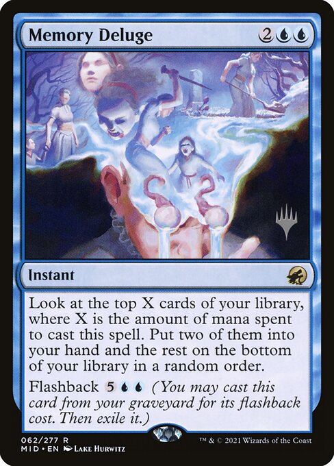 Magic the Gathering Card - Memory Deluge - MTG Circle