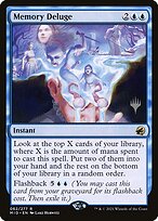 Magic the Gathering Card - Memory Deluge - MTG Circle