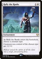 Magic the Gathering Card - Rally the Ranks - MTG Circle