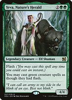 Magic the Gathering Card - Yeva, Nature's Herald - MTG Circle