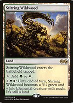 Magic the Gathering Card - Stirring Wildwood - MTG Circle