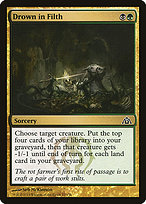 Magic the Gathering Card - Drown in Filth - MTG Circle