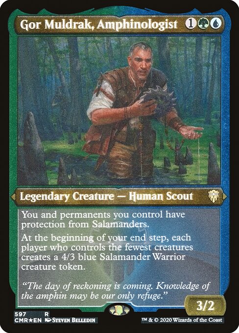 Magic the Gathering Card - Gor Muldrak, Amphinologist - MTG Circle