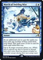 Magic the Gathering Card - March of Swirling Mist - MTG Circle