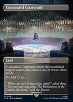 Magic the Gathering Card - Concealed Courtyard - MTG Circle