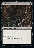Magic the Gathering Card - Evil Presence - MTG Circle