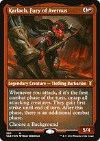 Magic the Gathering Card - Karlach, Fury of Avernus - MTG Circle