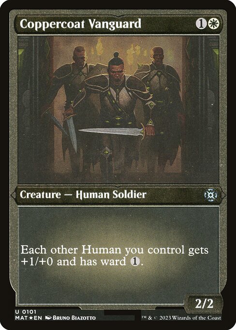 Magic the Gathering Card - Coppercoat Vanguard - MTG Circle