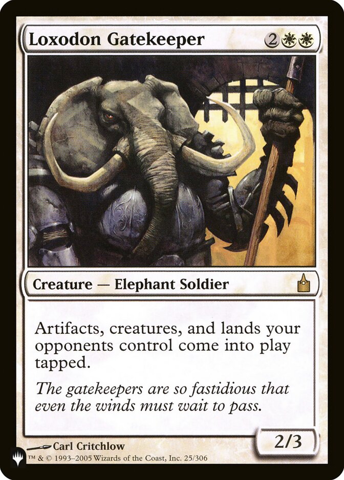 Magic the Gathering Card - Loxodon Gatekeeper - MTG Circle
