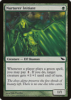 Magic the Gathering Card - Nurturer Initiate - MTG Circle