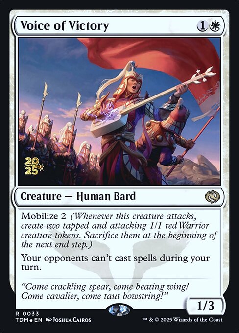 Magic the Gathering Card - Voice of Victory - MTG Circle