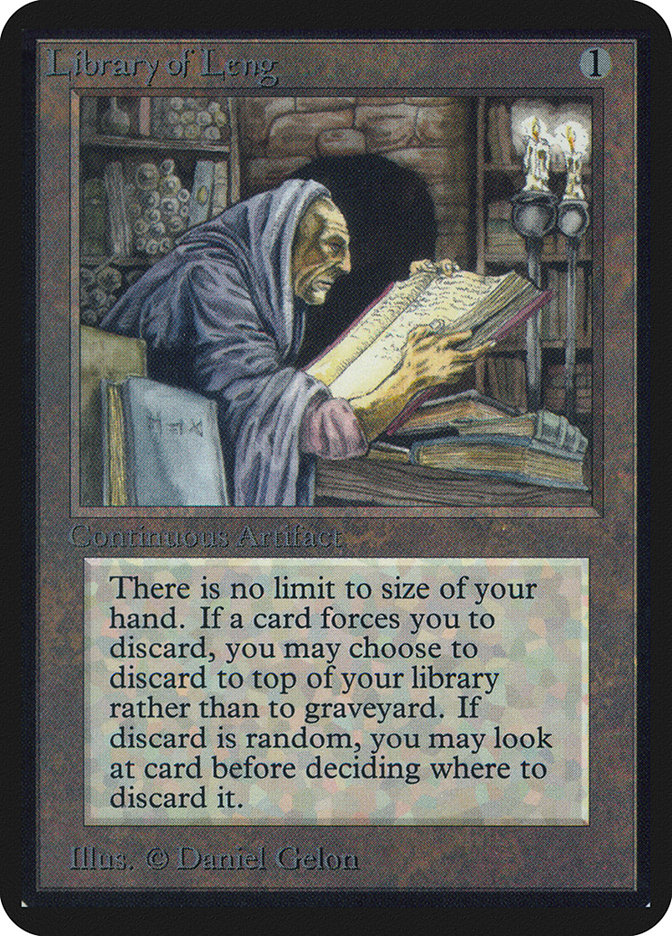 Magic the Gathering Card - Library of Leng - MTG Circle