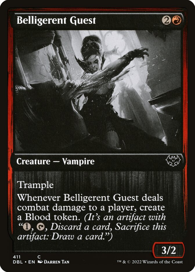 Magic the Gathering Card - Belligerent Guest - MTG Circle