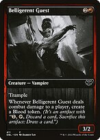 Magic the Gathering Card - Belligerent Guest - MTG Circle