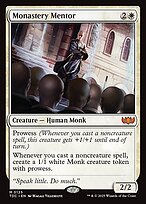 Magic the Gathering Card - Monastery Mentor - MTG Circle