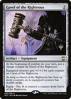 Magic the Gathering Card - Gavel of the Righteous - MTG Circle