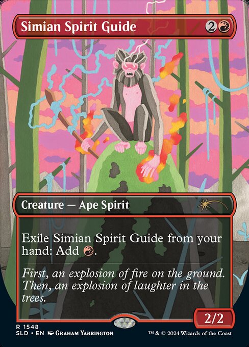Magic the Gathering Card - Simian Spirit Guide - MTG Circle