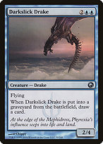 Magic the Gathering Card - Darkslick Drake - MTG Circle