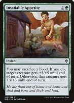 Magic the Gathering Card - Insatiable Appetite - MTG Circle