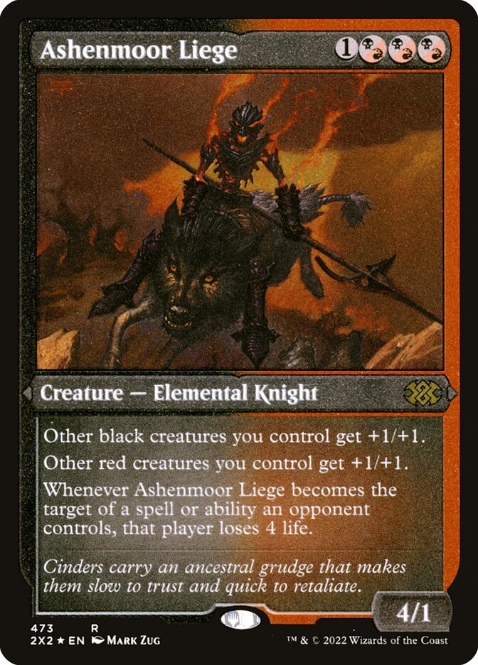 Magic the Gathering Card - Ashenmoor Liege - MTG Circle