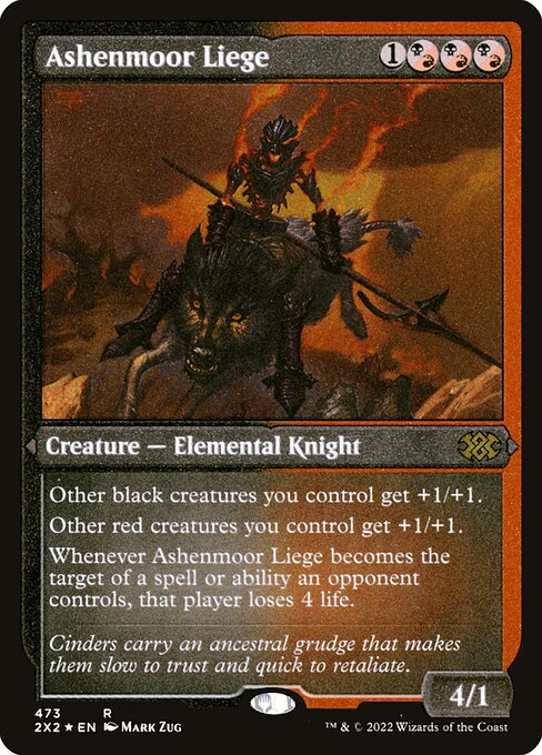 Magic the Gathering Card - Ashenmoor Liege - MTG Circle