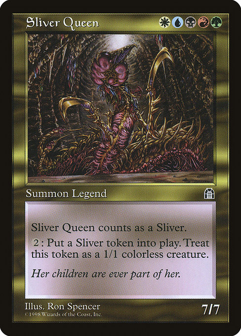 Magic the Gathering Card - Sliver Queen - MTG Circle