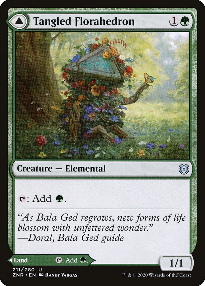 Magic the Gathering Card - Tangled Florahedron - MTG Circle